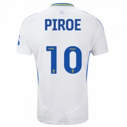 Maillot de Foot Leeds United Piroe #10 2024-25 Domicile Homme