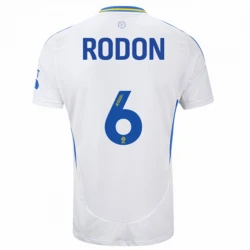 Maillot de Foot Leeds United Rodon #6 2024-25 Domicile Homme