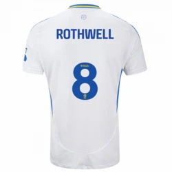 Maillot de Foot Leeds United Rothwell #8 2024-25 Domicile Homme