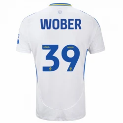 Maillot de Foot Leeds United Wober #39 2024-25 Domicile Homme