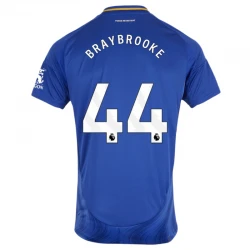 Maillot de Foot Leicester City Braybrooke #44 2024-25 Domicile Homme