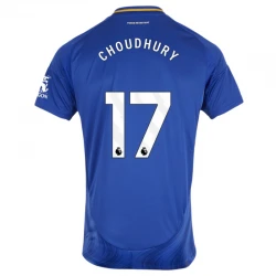 Maillot de Foot Leicester City Choudhury #17 2024-25 Domicile Homme