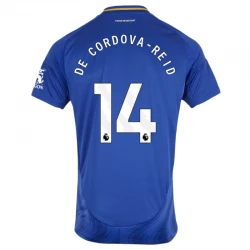 Maillot de Foot Leicester City De Cordova-reid #14 2024-25 Domicile Homme