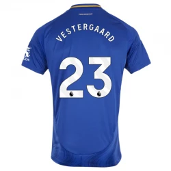 Maillot de Foot Leicester City Vestergaard #23 2024-25 Domicile Homme