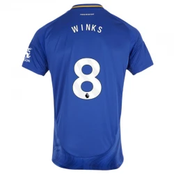 Maillot de Foot Leicester City Winks #8 2024-25 Domicile Homme