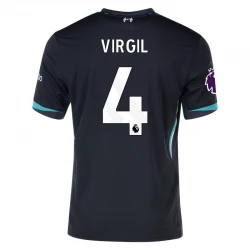 Maillot de Foot Liverpool FC 2024-25 Virgil van Dijk #4 Extérieur Homme