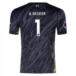 Maillot de Foot Liverpool FC Alisson Becker #1 2024-25 Gardien de But Domicile Homme