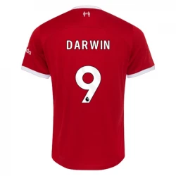 Maillot de Foot Liverpool FC Darwin #9 2023-24 Domicile Homme