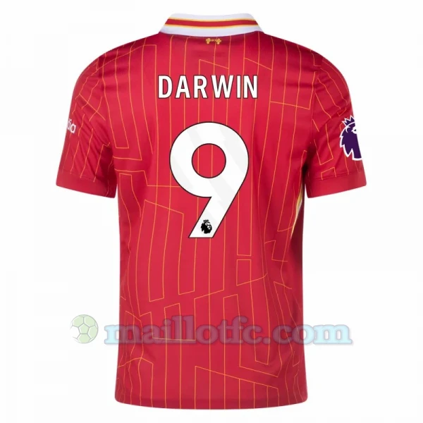 Maillot de Foot Liverpool FC Darwin #9 2024-25 Domicile Homme