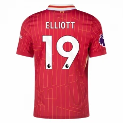 Maillot de Foot Liverpool FC Elliott #19 2024-25 Domicile Homme