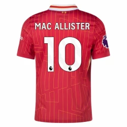 Maillot de Foot Liverpool FC Mac Allister #10 2024-25 Domicile Homme