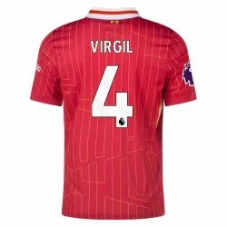 Maillot de Foot Liverpool FC Virgil van Dijk #4 2024-25 Domicile Homme
