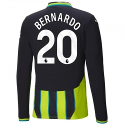 Maillot de Foot Manchester City 2024-25 Bernardo Silva #20 Extérieur Homme Manches Longues