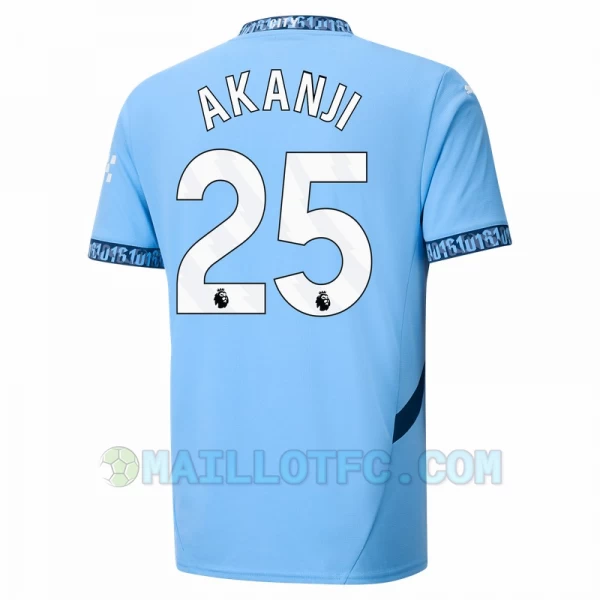 Maillot de Foot Manchester City Akanji #25 2024-25 Domicile Homme