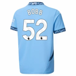 Maillot de Foot Manchester City Bobb #52 2024-25 Domicile Homme