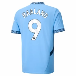 Maillot de Foot Manchester City Erling Haaland #9 2024-25 Domicile Homme