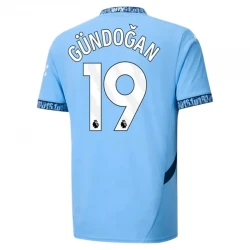 Maillot de Foot Manchester City Gundogan #19 2024-25 Domicile Homme