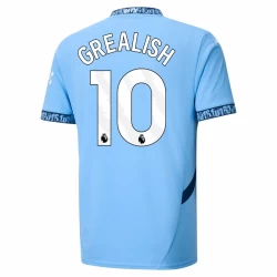 Maillot de Foot Manchester City Jack Grealish #10 2024-25 Domicile Homme