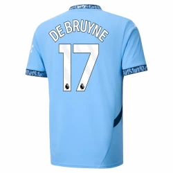 Maillot de Foot Manchester City Kevin De Bruyne #17 2024-25 Domicile Homme
