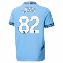 Maillot de Foot Manchester City Lewis #82 2024-25 Domicile Homme