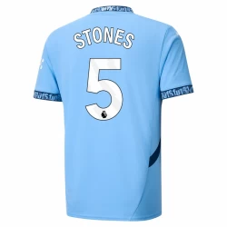 Maillot de Foot Manchester City Stones #5 2024-25 Domicile Homme
