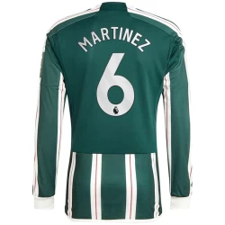 Maillot de Foot Manchester United 2023-24 Emiliano Martínez #6 Extérieur Homme Manches Longues