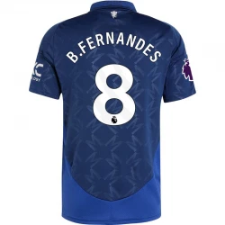 Maillot de Foot Manchester United 2024-25 Bruno Fernandes #8 Extérieur Homme