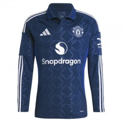 Maillot de Foot Manchester United 2024-25 Extérieur Homme Manches Longues