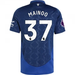 Maillot de Foot Manchester United 2024-25 Kobbie Mainoo #37 Extérieur Homme