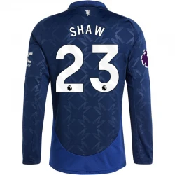 Maillot de Foot Manchester United 2024-25 Shaw #23 Extérieur Homme Manches Longues