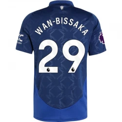 Maillot de Foot Manchester United 2024-25 Wan-Bissaka #29 Extérieur Homme