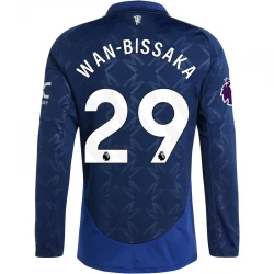 Maillot de Foot Manchester United 2024-25 Wan-Bissaka #29 Extérieur Homme Manches Longues