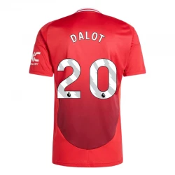 Maillot de Foot Manchester United Dalot #20 2024-25 Domicile Homme