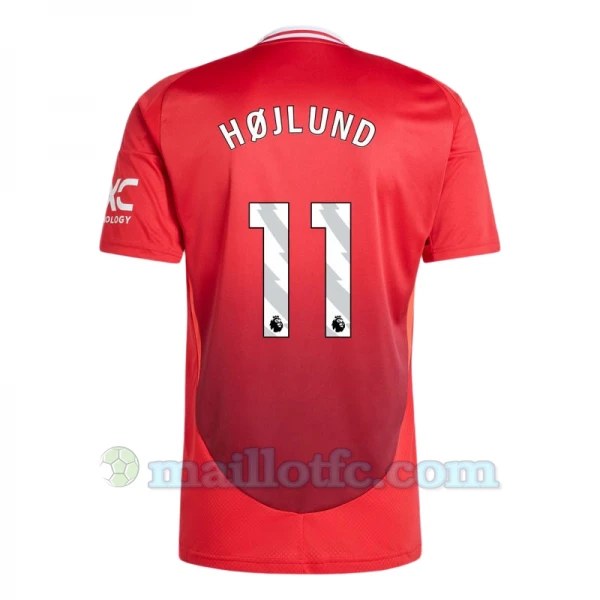 Maillot de Foot Manchester United Hojlund #11 2024-25 Domicile Homme