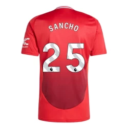 Maillot de Foot Manchester United Jadon Sancho #25 2024-25 Domicile Homme