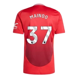 Maillot de Foot Manchester United Kobbie Mainoo #37 2024-25 Domicile Homme