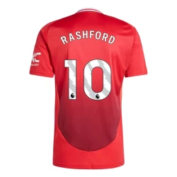 Maillot de Foot Manchester United Marcus Rashford #10 2024-25 Domicile Homme