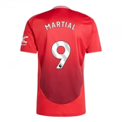 Maillot de Foot Manchester United Martial #9 2024-25 Domicile Homme