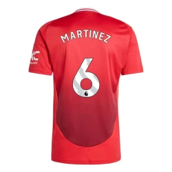 Maillot de Foot Manchester United Martínez #6 2024-25 Domicile Homme