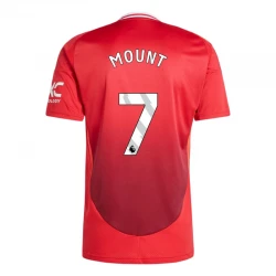 Maillot de Foot Manchester United Mason Mount #7 2024-25 Domicile Homme