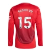 Maillot de Foot Manchester United Reguilon #15 2024-25 Domicile Homme Manches Longues