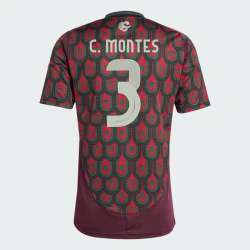 Maillot de Foot Mexique C. Montes #3 Copa America 2024 Domicile Homme