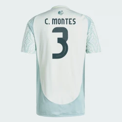 Maillot de Foot Mexique C. Montes #3 Copa America 2024 Extérieur Homme