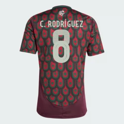 Maillot de Foot Mexique C. Rodriguez #8 Copa America 2024 Domicile Homme