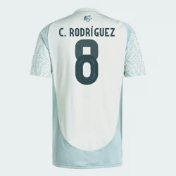 Maillot de Foot Mexique C. Rodriguez #8 Copa America 2024 Extérieur Homme