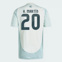 Maillot de Foot Mexique H. Martin #20 Copa America 2024 Extérieur Homme