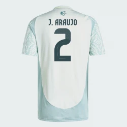 Maillot de Foot Mexique J. Araujo #2 Copa America 2024 Extérieur Homme