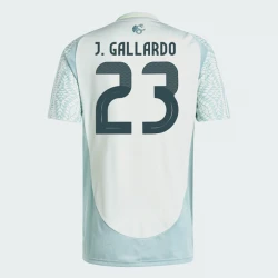 Maillot de Foot Mexique J. Gallardo #23 Copa America 2024 Extérieur Homme