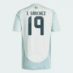 Maillot de Foot Mexique J. Sanchez #19 Copa America 2024 Extérieur Homme