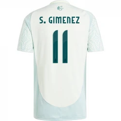 Maillot de Foot Mexique S. Gimenez #11 Copa America 2024 Extérieur Homme